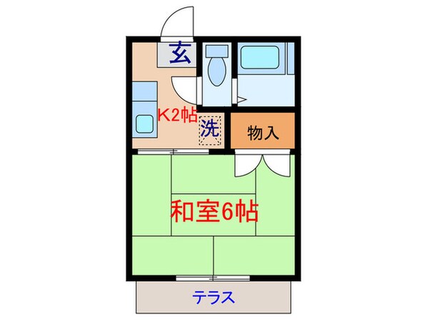 ハイツガーディニア小杉の物件間取画像